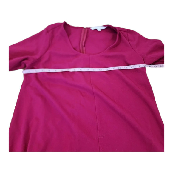 The Nines by Hatch Vibrant Pink Fuchsia Maternity Dress women's size medium - Picture 5 of 6